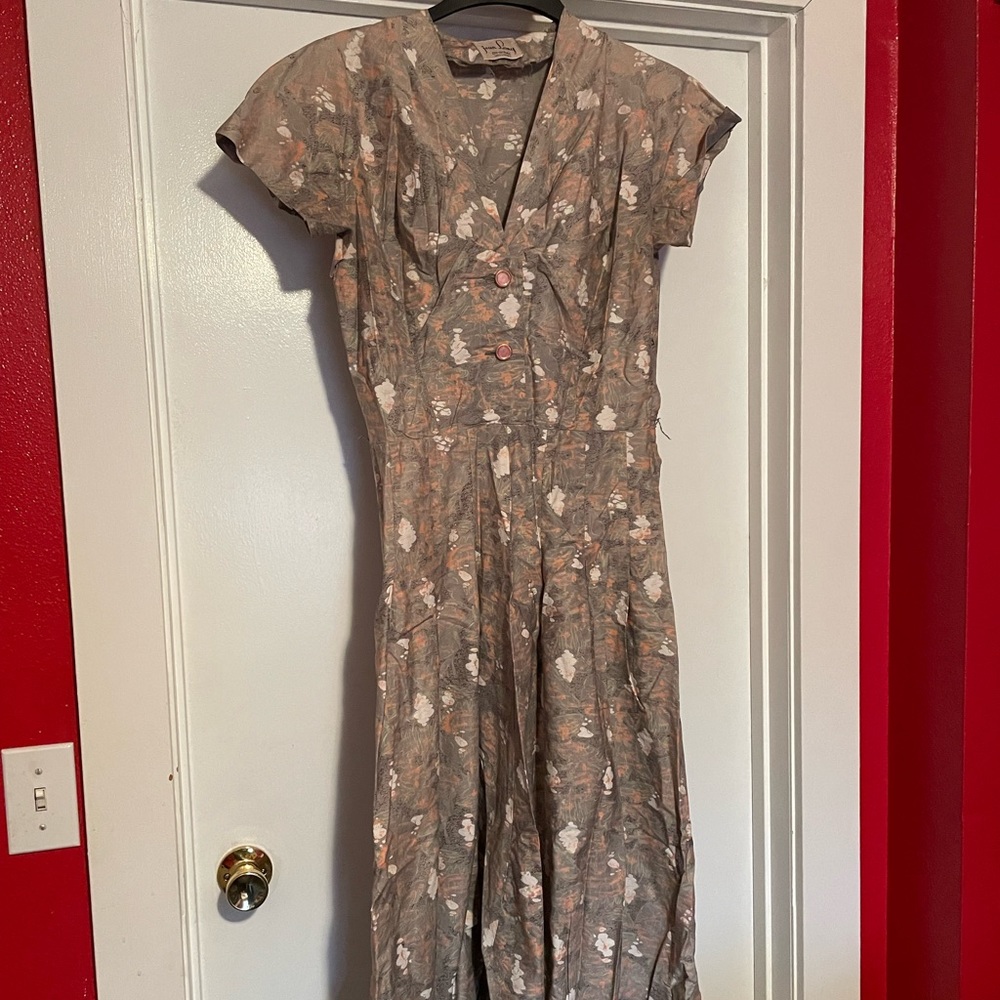 1950s Vintage Jean Lang Dress